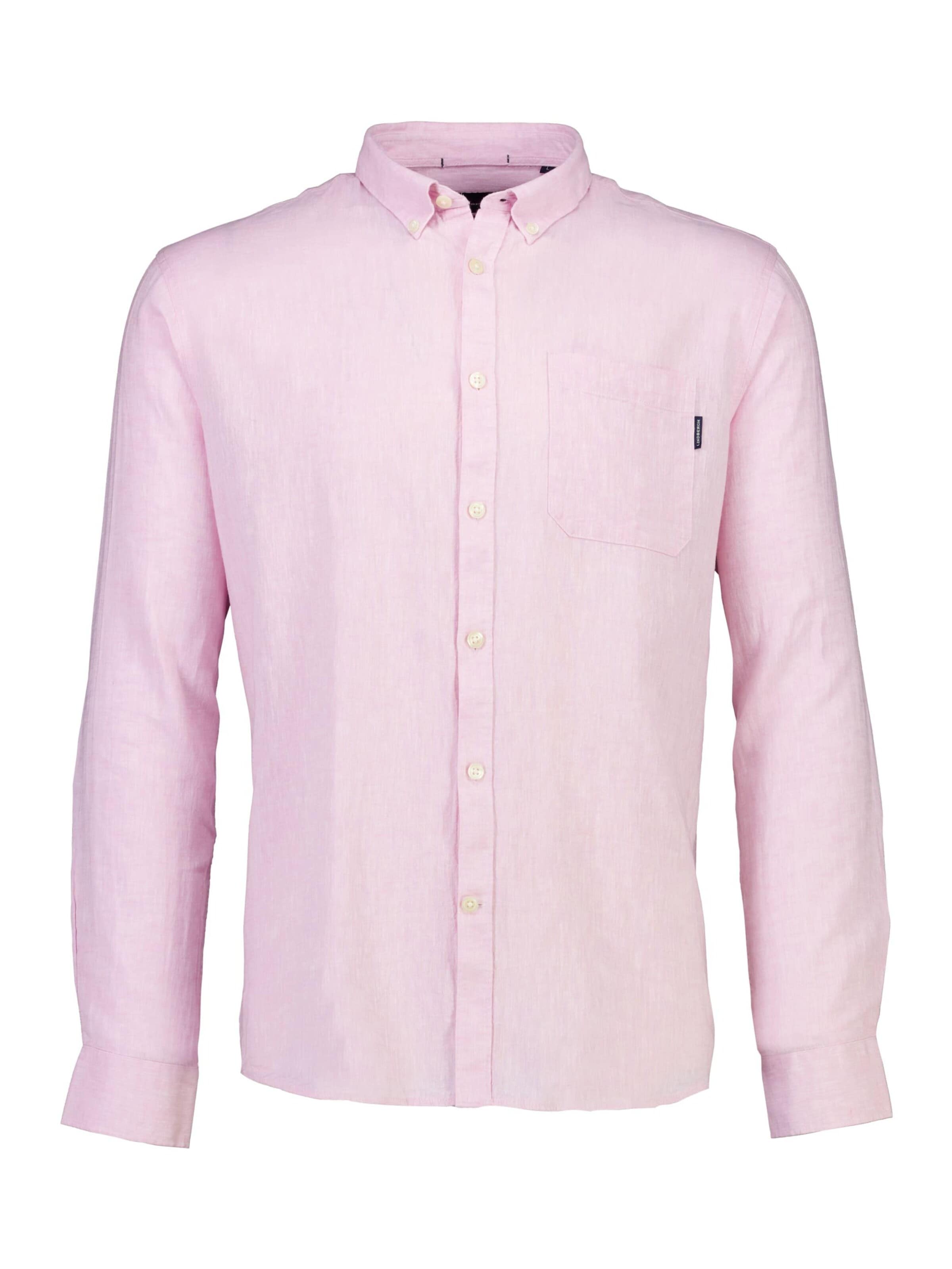 Lindbergh Regular fit Overhemd in Roze: voorkant