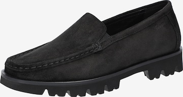 SIOUX Moccasins in Black: front