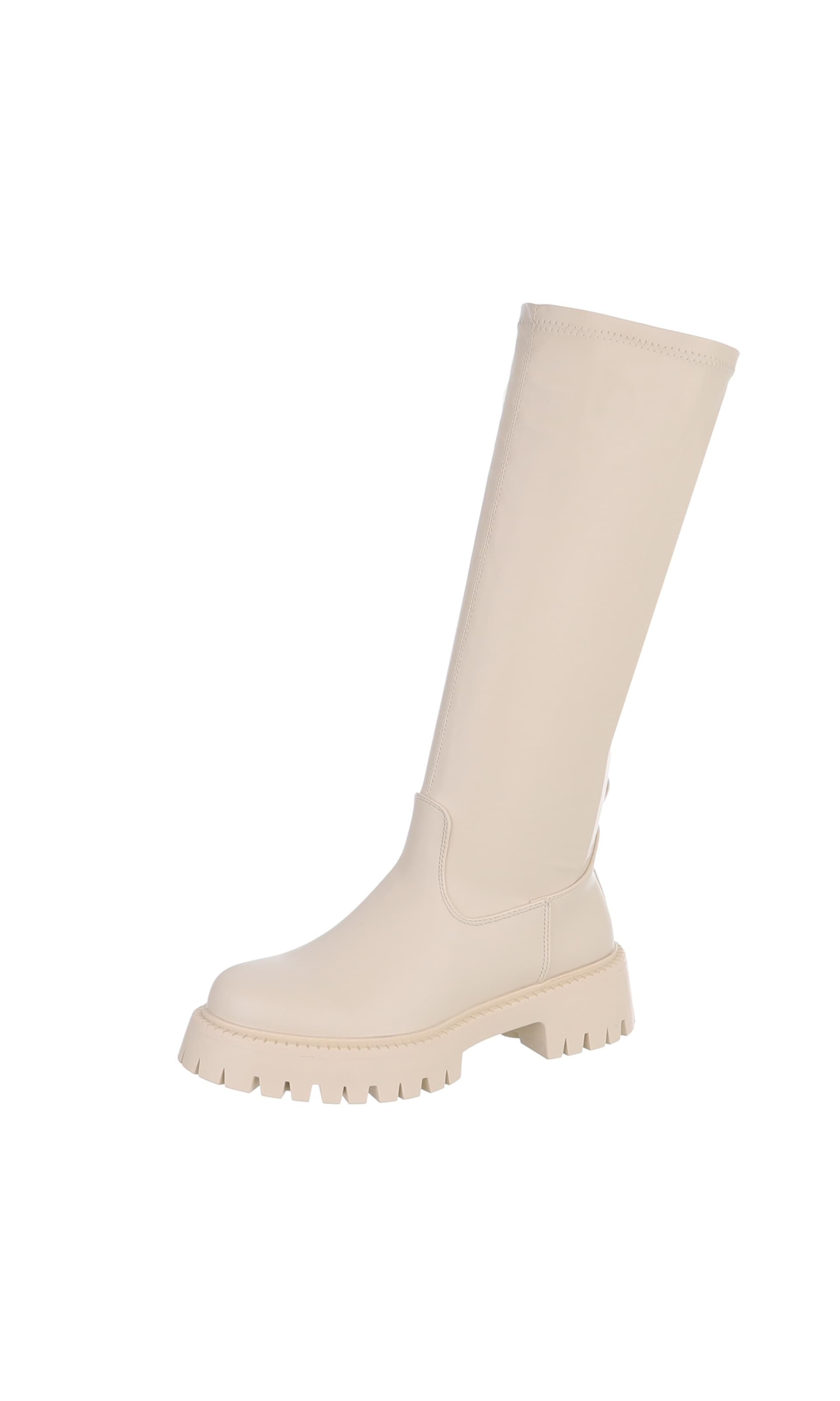 Ital-Design Boots in Beige: front