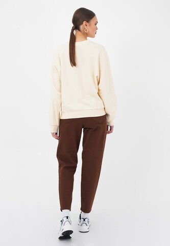 FRESHLIONS Sweatshirt 'L.A.' in Beige