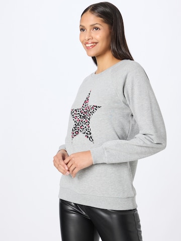 Sweat-shirt Wallis en gris : devant