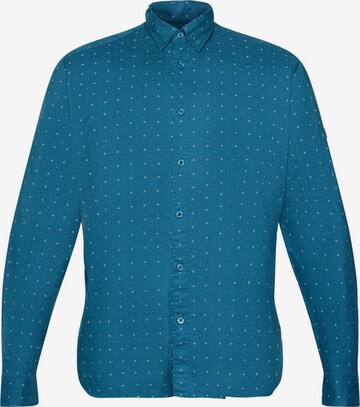 ESPRIT Regular Fit Hemd in Blau: predná strana