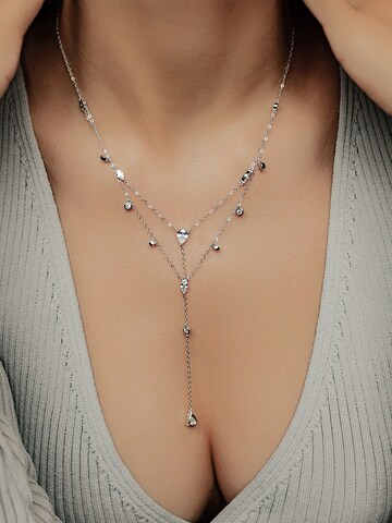 Hey Happiness Ketting 'Dazzle' in Zilver