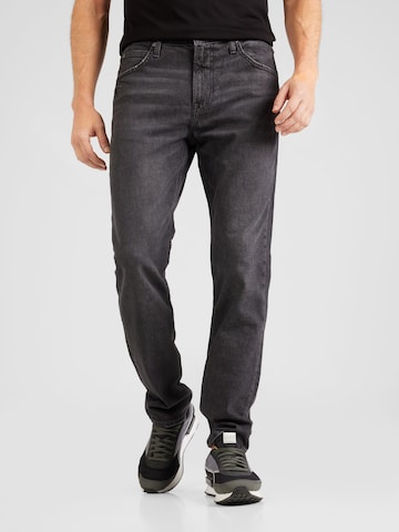 Lee Regular Jeans 'AUSTIN' in Zwart: voorkant
