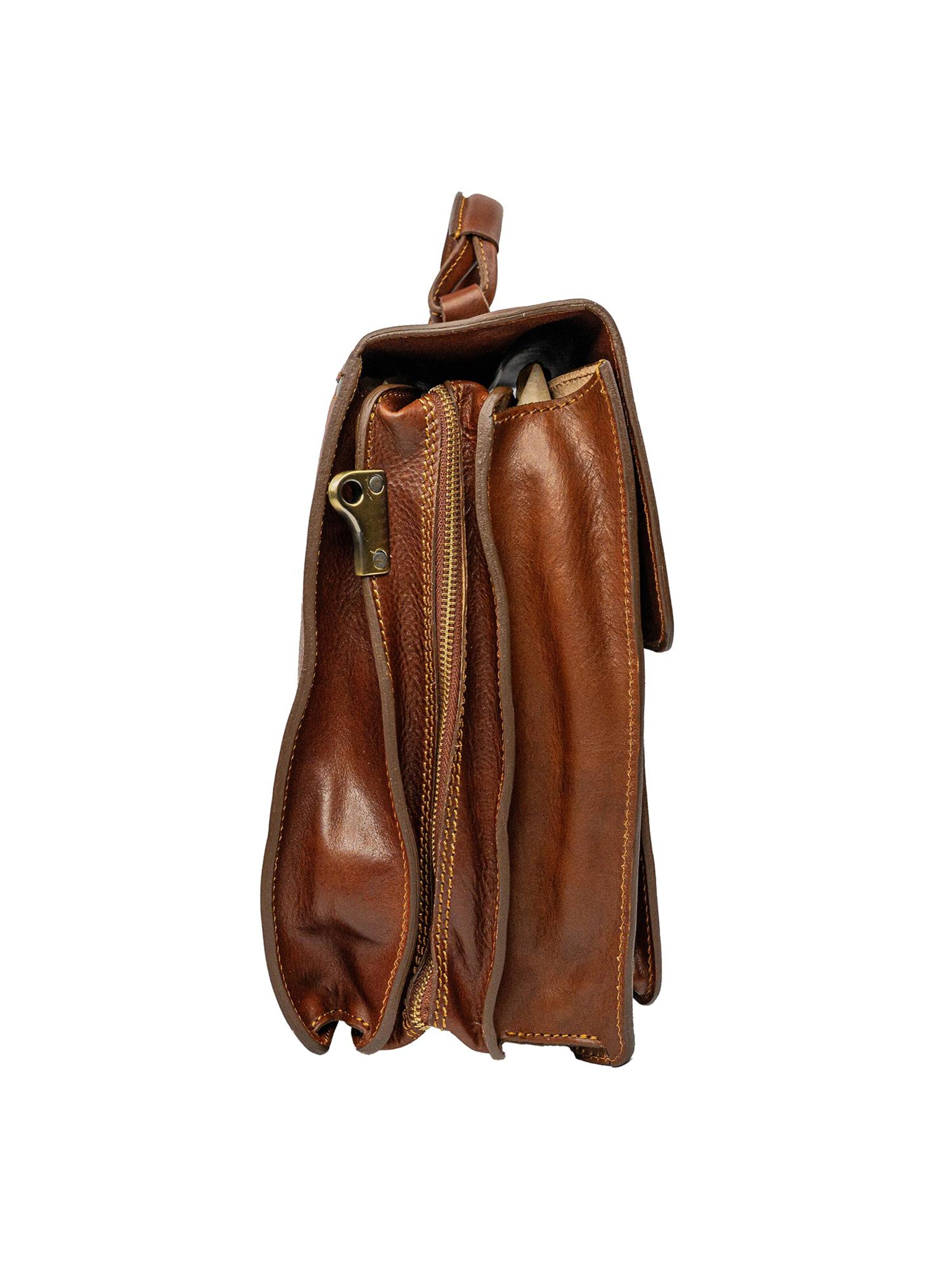 bupell Briefcase 'Giacomo' in Brown