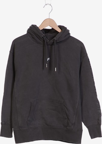 Superdry Sweatshirt & Zip-Up Hoodie in XS in Grey: front