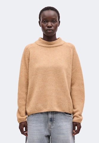 Pullover di monari in marrone: frontale