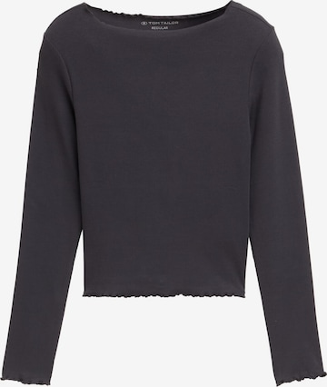 TOM TAILOR Shirt in Grey: front
