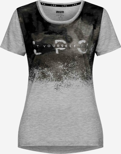 LPO T-Shirt 'Giulia' in grau / schwarz, Produktansicht