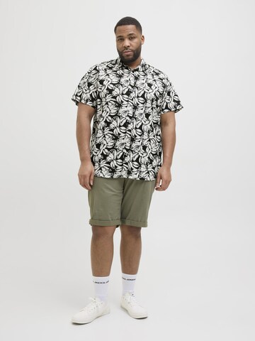 Jack & Jones Plus Comfort fit Overhemd in Zwart