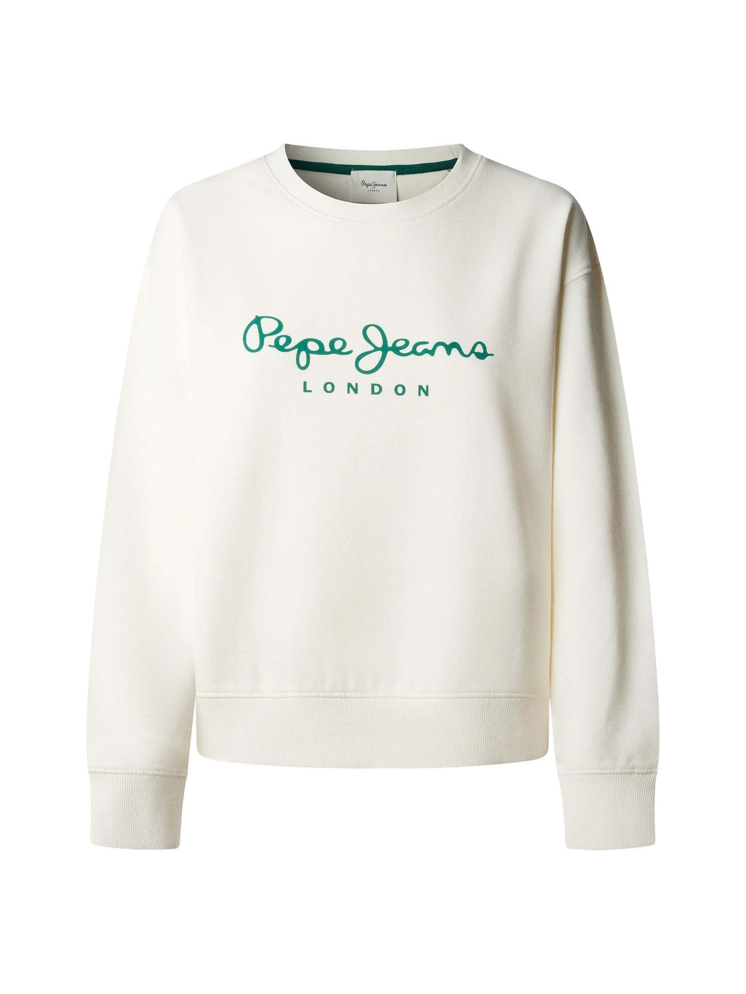 Pepe Jeans Sweatshirt 'Baddy' in White: front