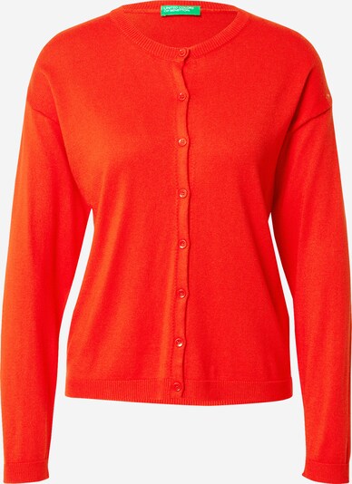 UNITED COLORS OF BENETTON Cardigan en rouge orangé, Vue avec produit