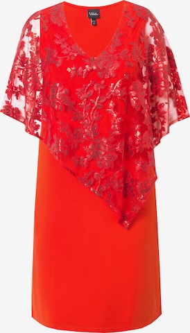 Robe de soirée Ulla Popken en rouge : devant