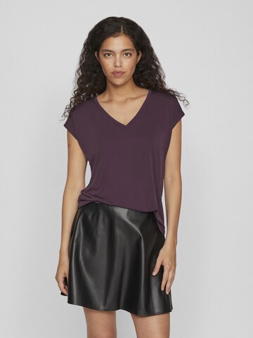 T-shirt VILA en violet : devant