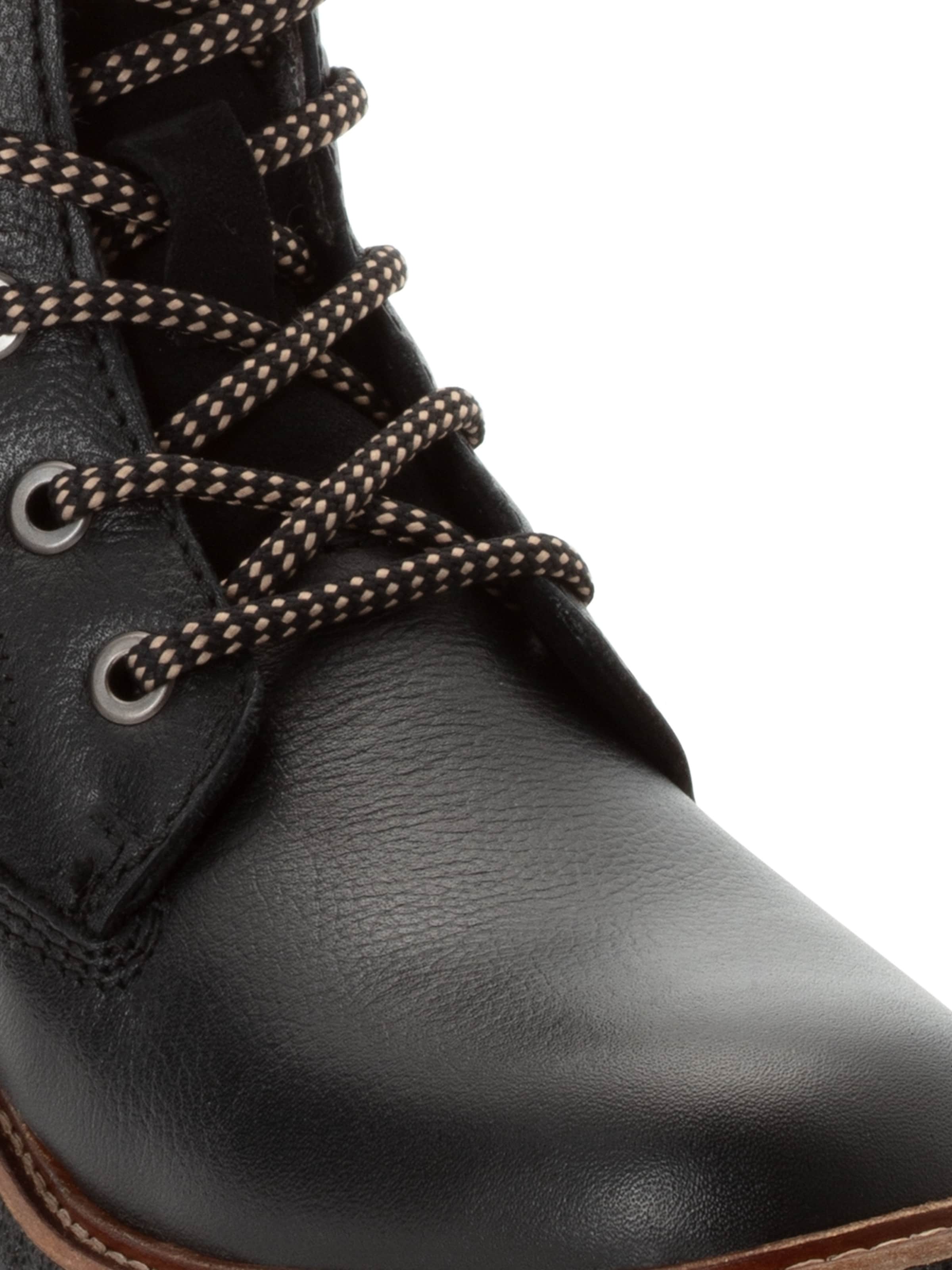 Tamaris Schnürstiefelette in Schwarz
