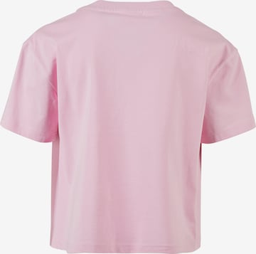 Urban Classics Shirt 'Pleat' in Roze