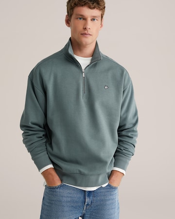 WE Fashion Sweatshirt in Grün: Vorderseite