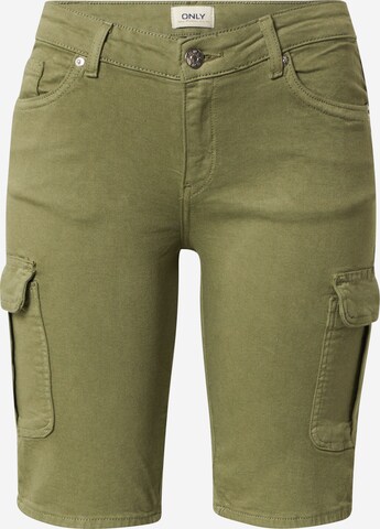 Skinny Jeans cargo 'Missouri' ONLY en vert : devant