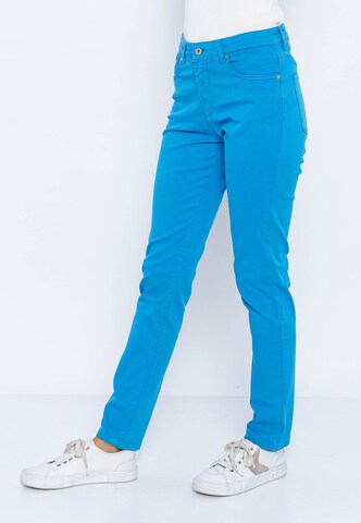 Giorgio di Mare Slimfit Hose 'Teodora' in Blau