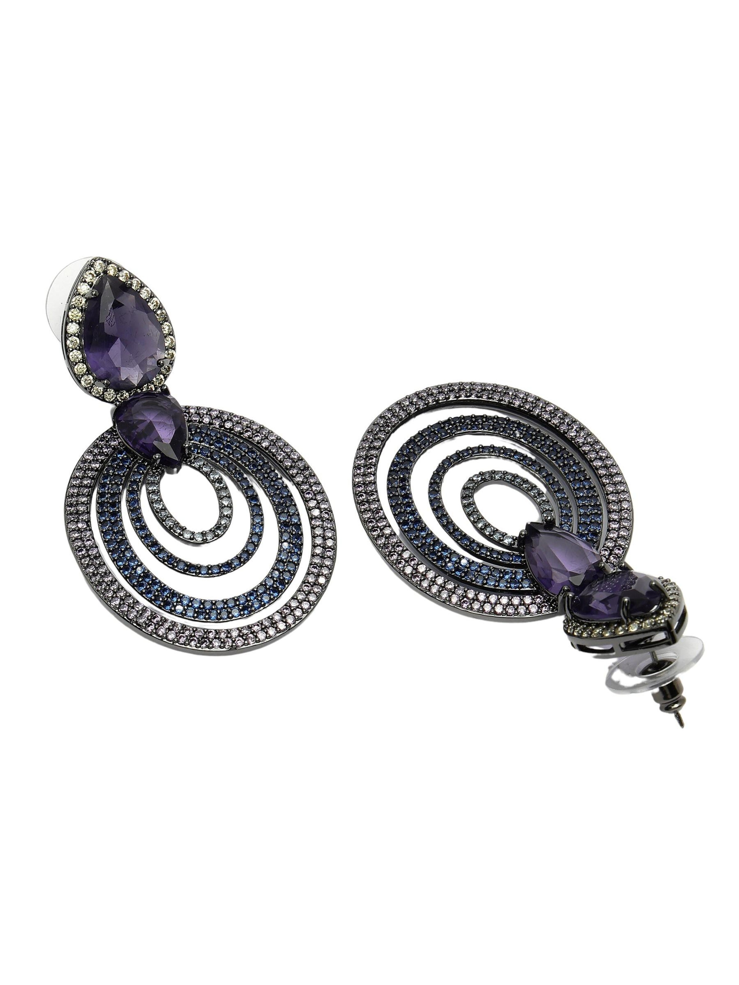 AVANT-GARDE PARIS - Pendientes 'Genevievema' en lila