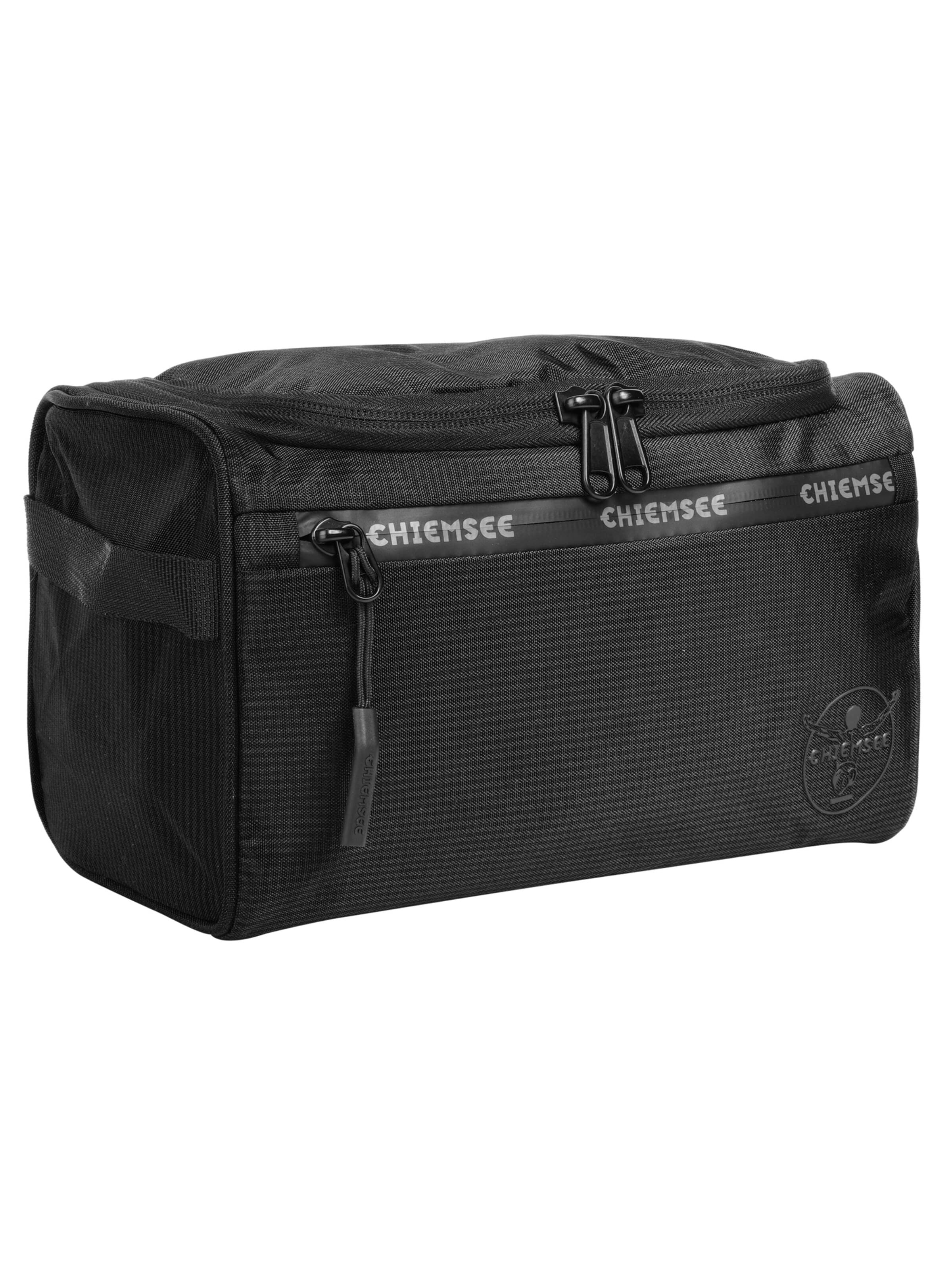 CHIEMSEE Toiletry Bag 'LIGHT N BASE' in Black