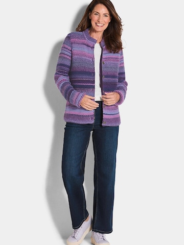 Goldner Knit cardigan in Purple