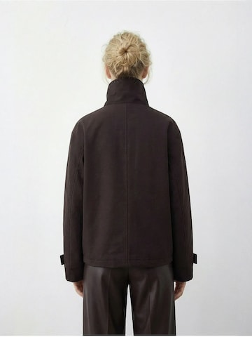 Bianco Lucci Between-seasons coat in Brown