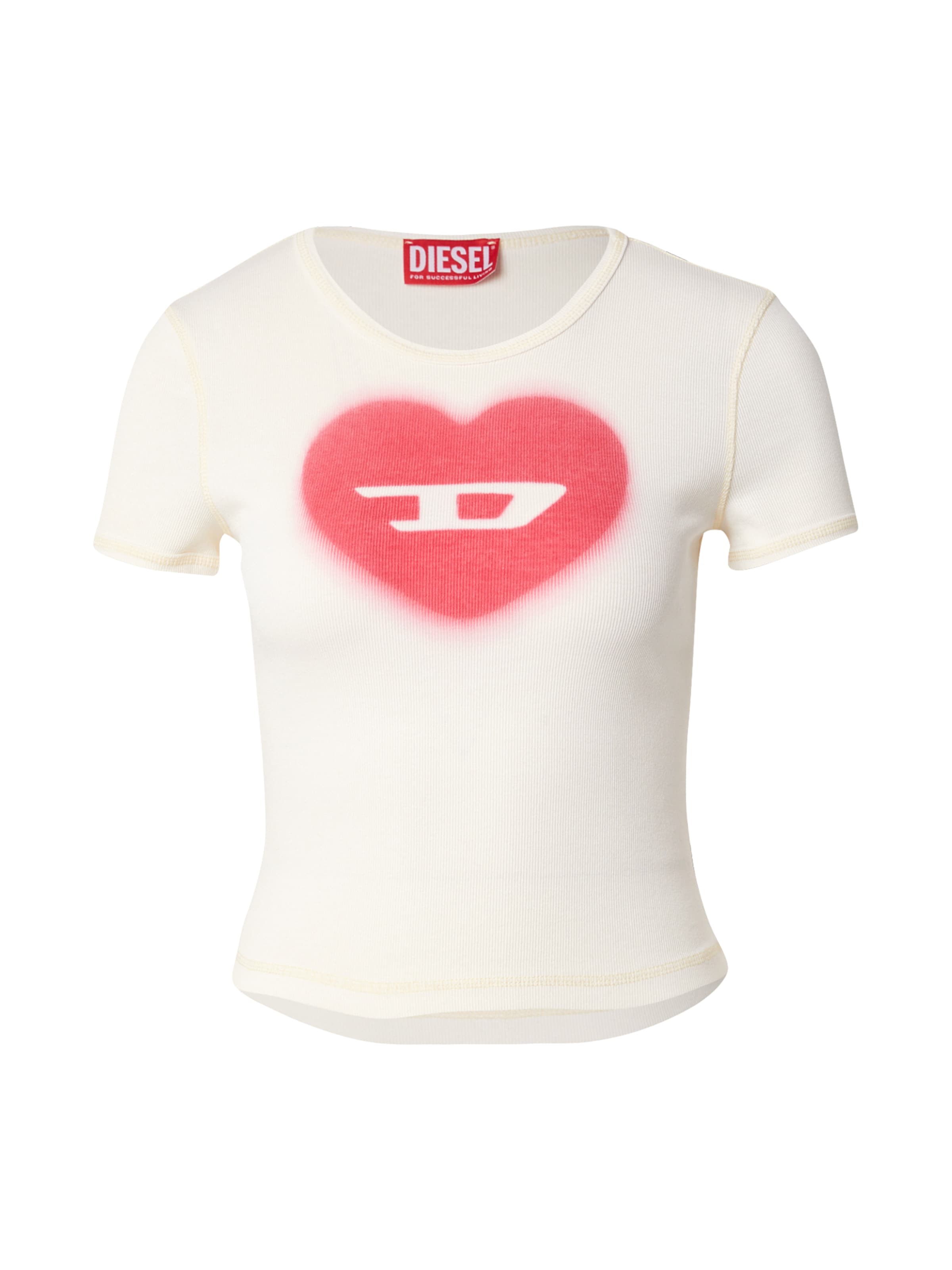 DIESEL Μπλουζάκι 'ELE' σε λευκό: μπροστά