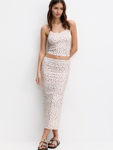 Pull&Bear Rok in Wit