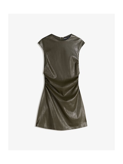 Bershka Robe en 34 en vert, Vue avec produit