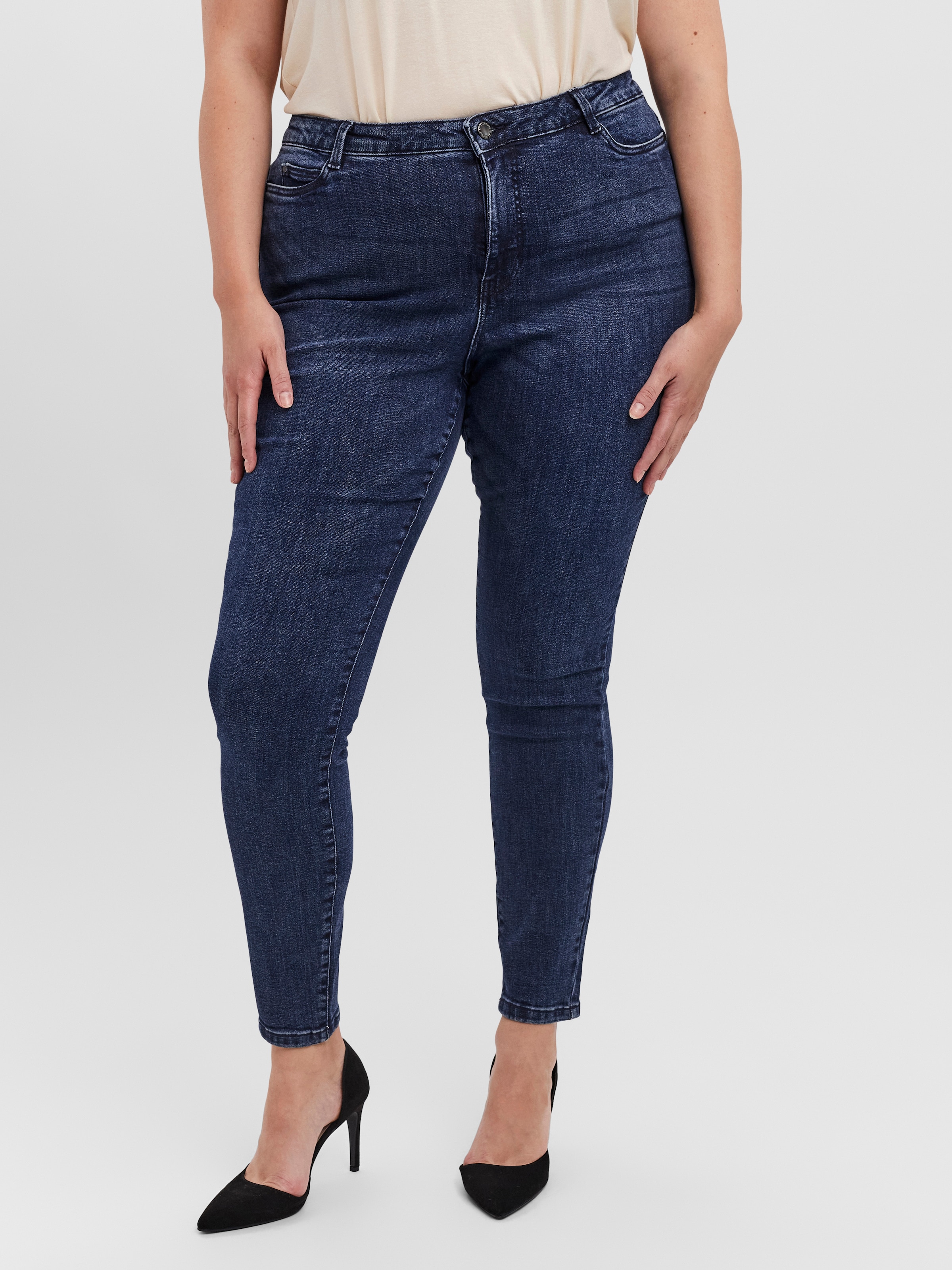 Frauen Große Größen Vero Moda Curve Jeans in Blau - VT96981 Frauen Große Größen Vero Moda Curve Jeans in Blau - VT96981