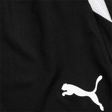 regular Pantaloni sportivi 'TeamLiga' di PUMA in nero