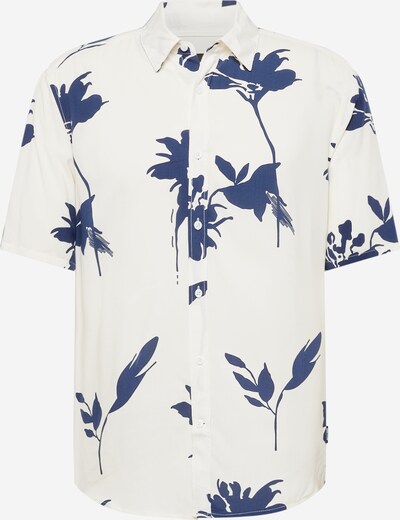 Only & Sons Overhemd 'DASIL' in de kleur Donkerblauw / Wit, Productweergave