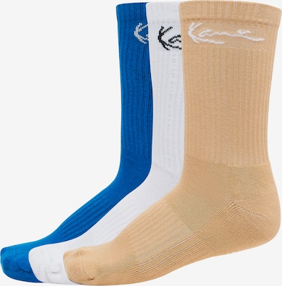 Karl Kani Socken in blau / hellbraun / schwarz / weiß, Produktansicht