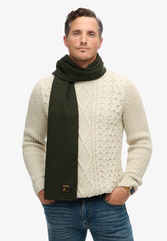 Écharpe Superdry en vert : devant