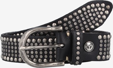 Ceinture 'Riva' b.belt Handmade in Germany en noir : devant