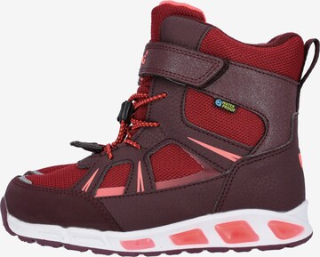 ZigZag Snow Boots 'Clementu' in Red
