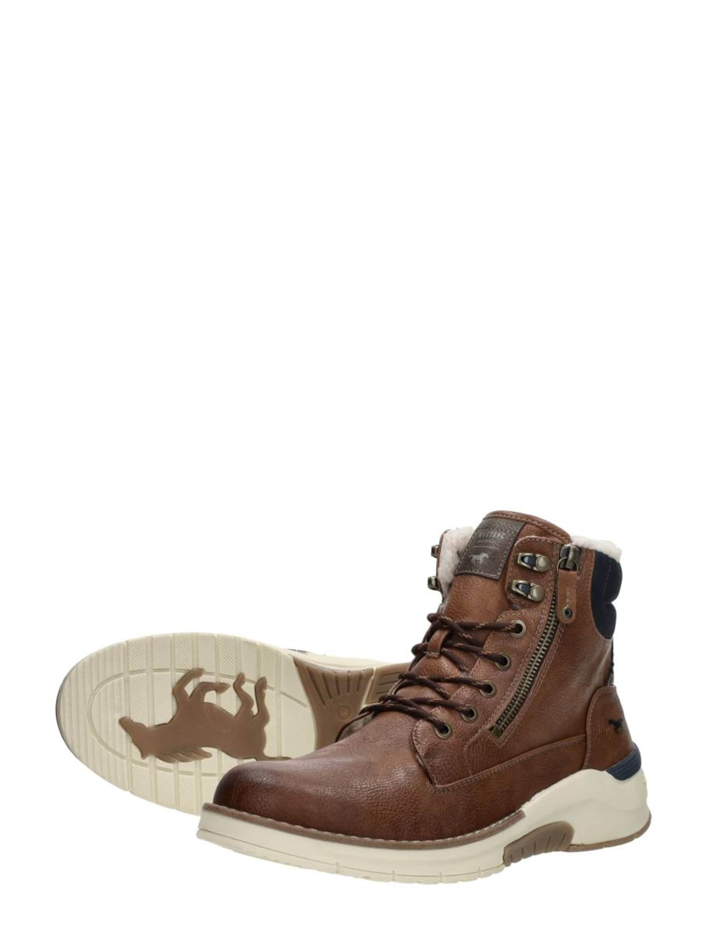 Bottes à lacets 'Veterschoenen Hoog' MUSTANG en marron