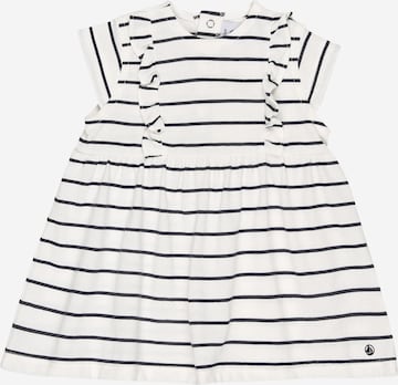 PETIT BATEAU Dress in White: front