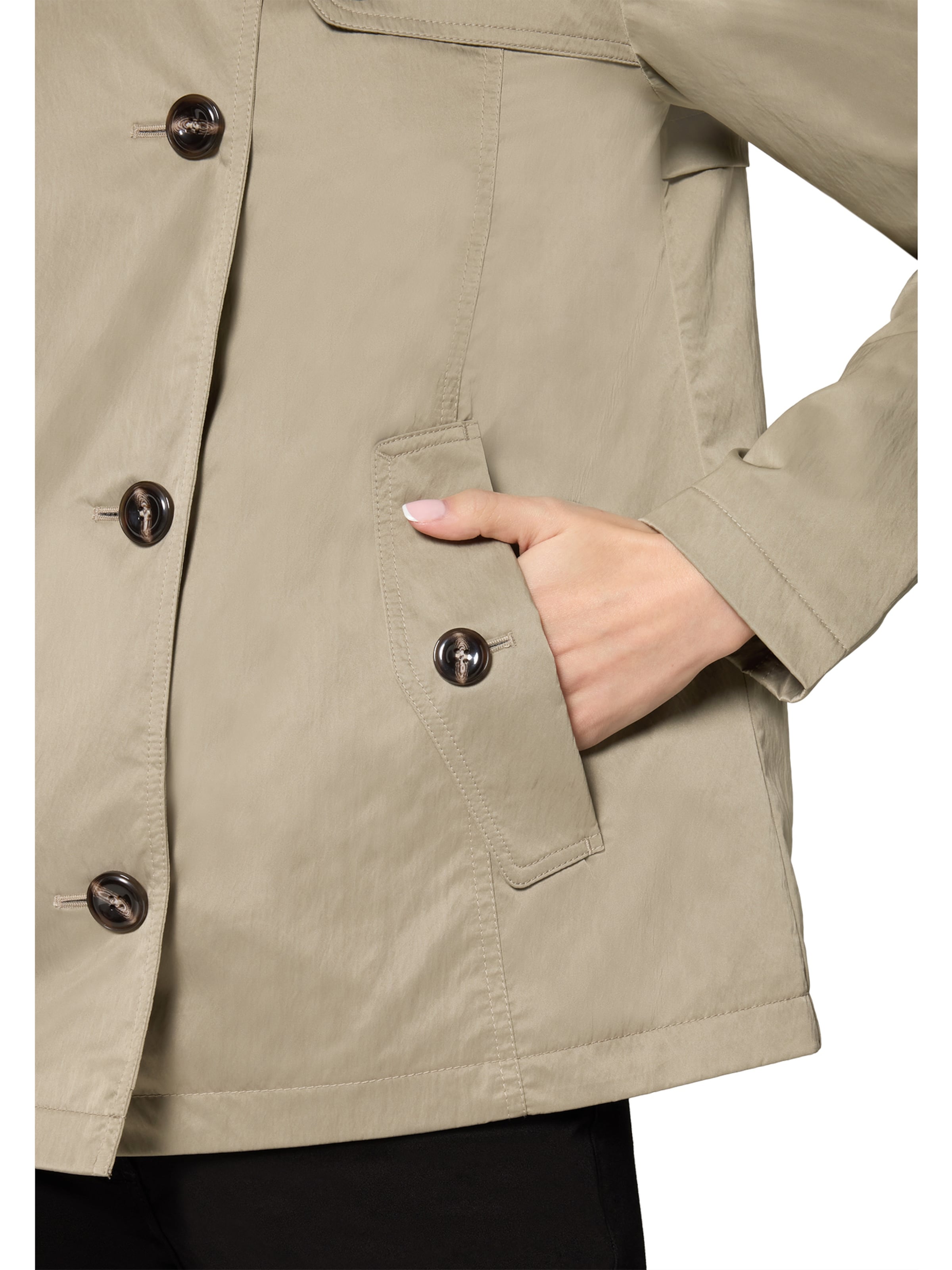 Betty Barclay Kurzmantel mit Kragen in Grün