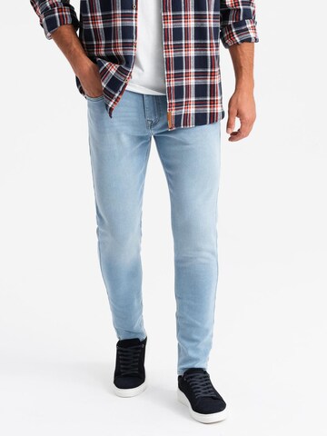 Ombre Slimfit Jeans in Blauw: voorkant