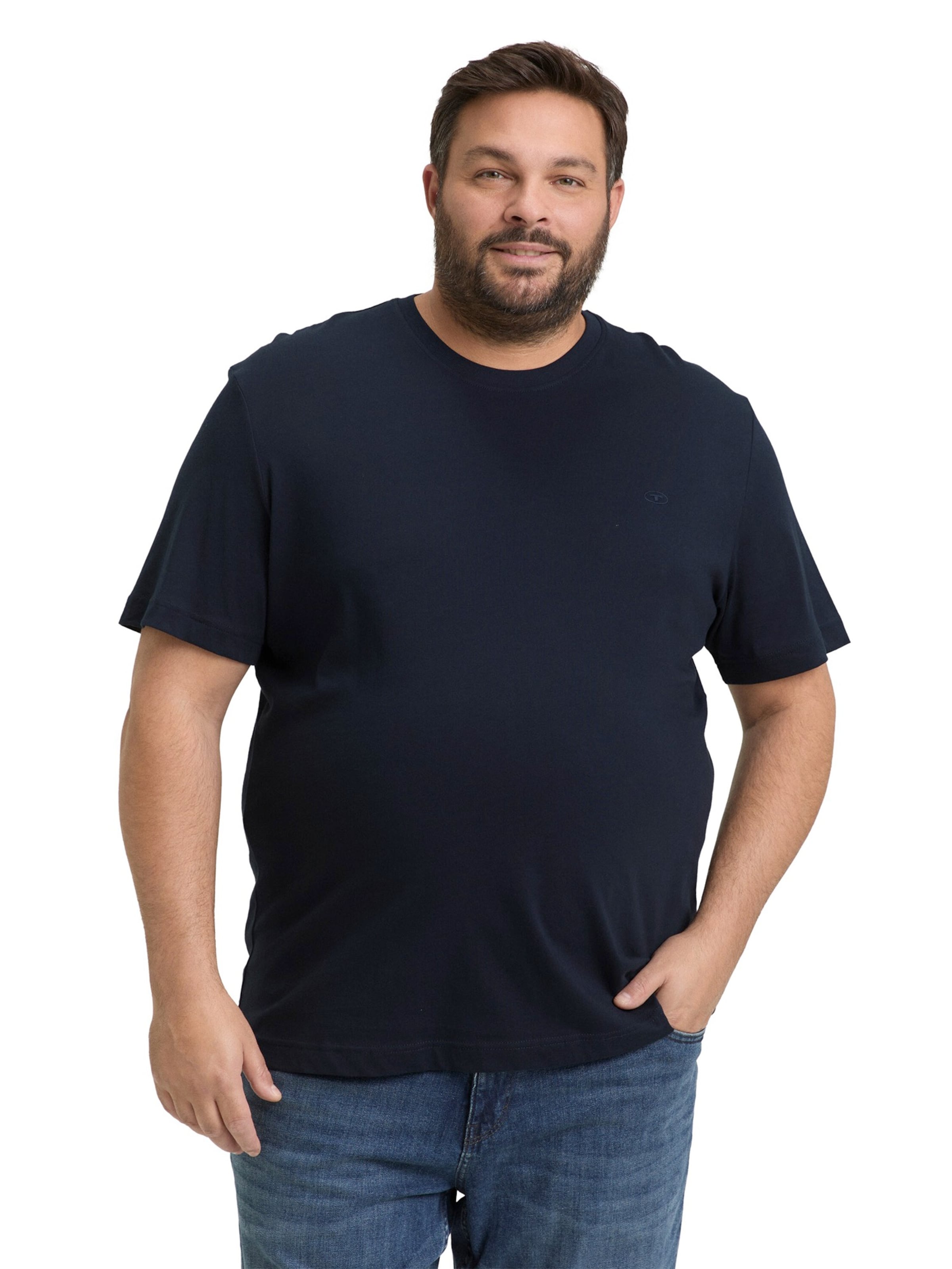 TOM TAILOR Men + Shirt in Blue: front