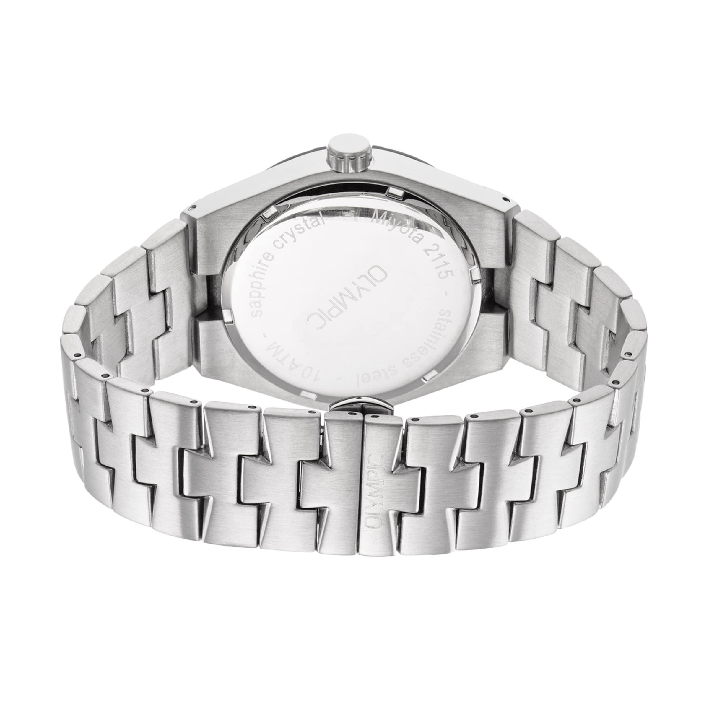 Olympic Analoguhr in Silber