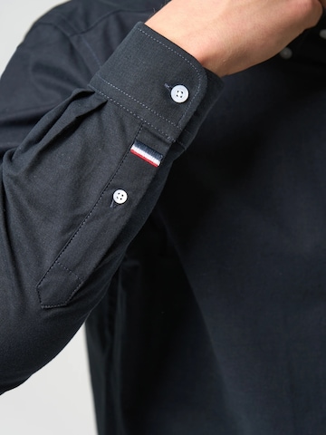 U.S. POLO ASSN. Regular Fit Skjorte 'Calvert' i blå