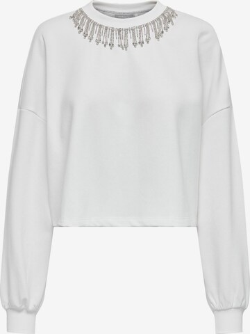 ONLY Sweatshirt 'RHINE' i hvid: forside