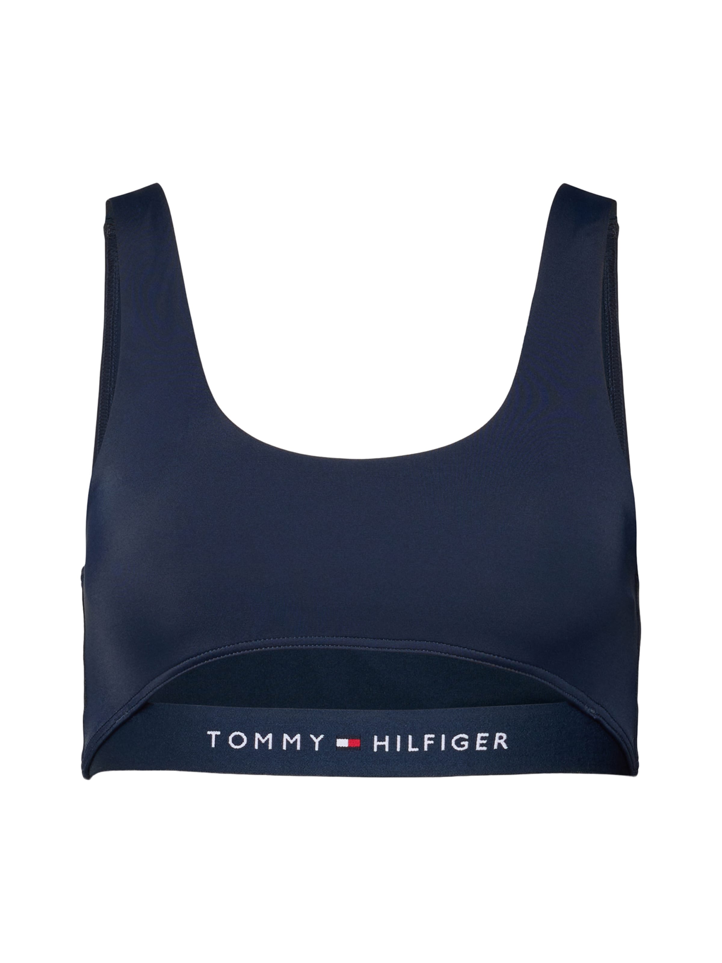 zils Tommy Hilfiger Underwear Bezvīļu Bikini augšdaļa: no priekšpuses