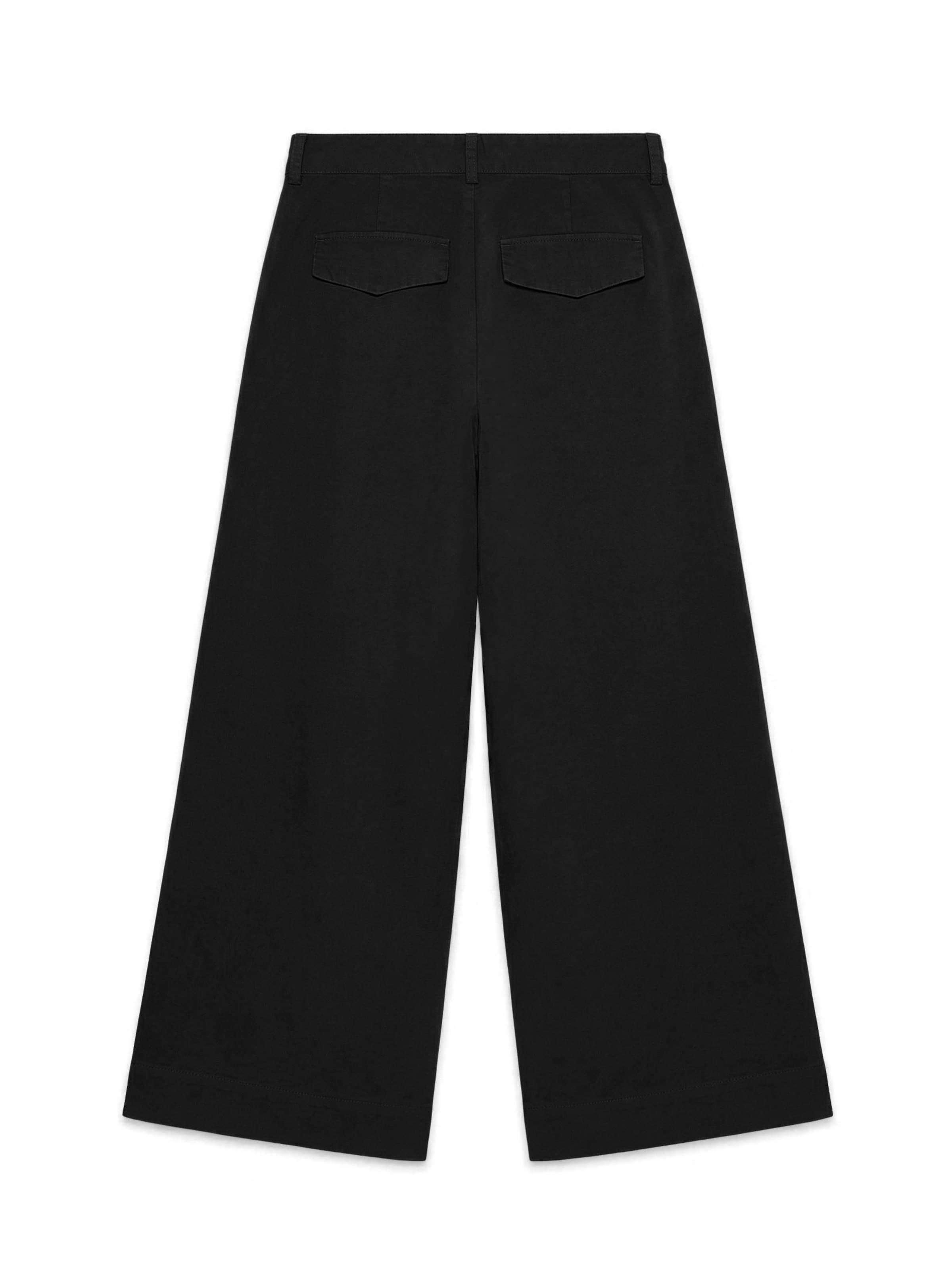 Wide leg Pantaloni con pieghe 'VMNova' di VERO MODA in nero
