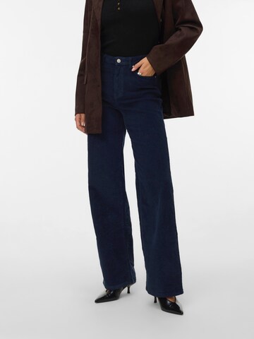 VERO MODA Wide leg Trousers 'VMTessa' in Blue: front