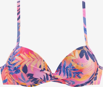 VIVANCE Push-up Bikinitop in Gemengde kleuren: voorkant