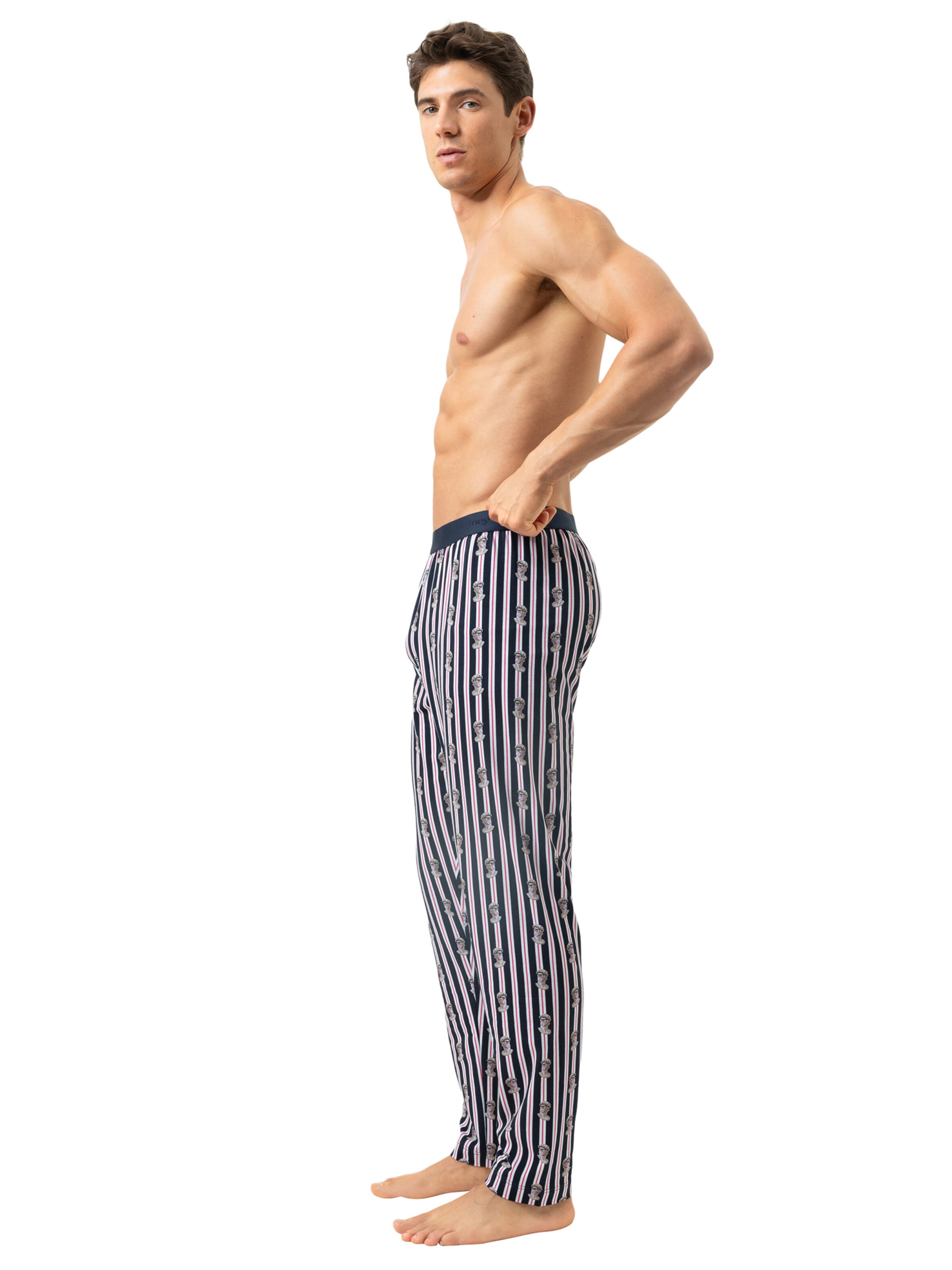 Mey Pajama pants 'Marble Muse' in Blue
